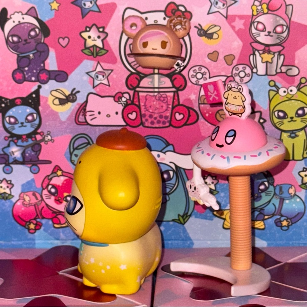 tokidoki Pompompurin x Bright Star Kitty: Galactic Cats x HK & Friends Series - Picture 2 of 6